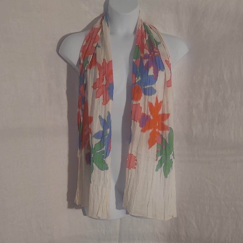 Floral Multicolor Scarf